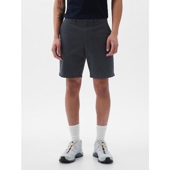 GAP Flat Front Shorts Navy Blue Men’s Size 32 & 34 Cotton Blend NEW/NWT!! - Picture 3 of 14